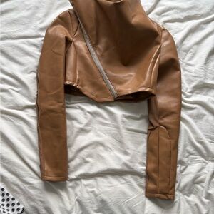 Women's Brown Leather Jacket
